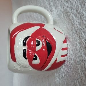 Red M&M mug
